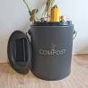 Seau à Compost 4.5 L avec filtre et seau - Anthracite